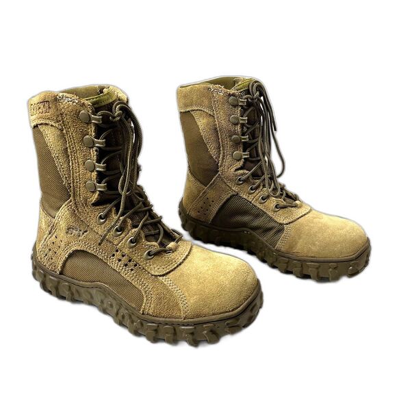 Rocky Men's S2V Steel Toe Tactical Military Boot - Brown - Size 6